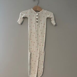 $23‎ ADD ON lou lou & co. knotted gown rainbow print newborn Mini Boden Baby Gap